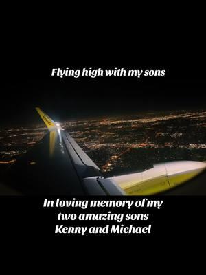 I felt so close to them in the air #flyinghighwithmysons #lossoftwosons #mommyandme #angelmom #fyp #weloveyou #wemissyall #family #trend #memories #family #legacy #gonebutneverforgotten 