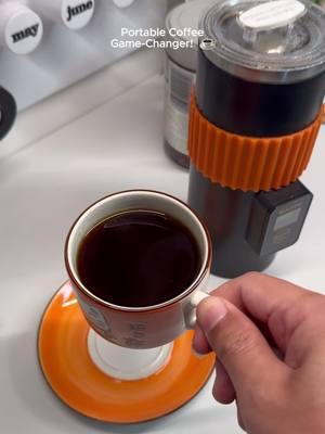 Portable Coffee Game-Changer!#coffee #coffeemachine #minicoffeemachine #portablecoffeemachine #carcoffeemachine #deliciouscoffee #gifts #tiktokmademebuyit 