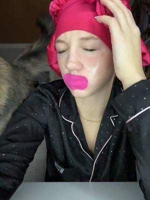 Exhausted GRWM #grwm #morningshed #satinbonnet #mouthtape 