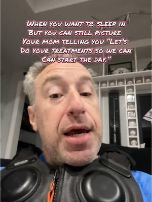 When you’d rather sleep for another hour but you can picture your mom telling you to do your treatments before you can start your day. #cfwarriorproject #cysticfibrosis #cf #MomsofTikTok #missingmymom 