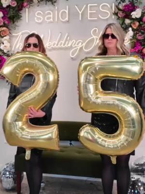 Cheers to an incredible 25 years! 🥂😎🎊 Michelle and Danielle opened The Wedding Shoppe on December 3rd, 1999. Now celebrating 25 years of dreams and dresses, helping thousands of brides feel their most beautiful on one of the most important days of their lives. 💖 We look forward to the next 25 years of creating unforgettable memories and moments with all of our future brides. 🤍✨ #25yearsofbrides #weddingshoppemi #michiganbride #bridetobe #weddingdresscollection #metrodetroit