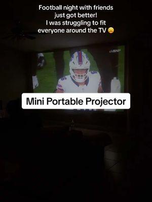 Game nights about to hit different! 🔥 #projector #miniprojector #SuperBowl #MovieNight #HomeProjector #FamilyTime #HomeTheater #MovieLovers #HomeEntertainment #4kprojector #portableprojector #outdoorprojector #creatorsearchinsights   #endofyearsale 