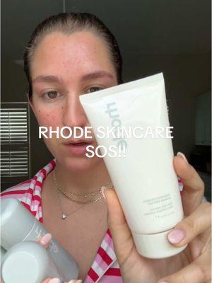 Has this happened to anyone else using @rhode skin products? I’m red+blotchy+bumpy all over my face after using it for 5days!! #rhodeskincare #rhodeskincarereview #rhodebreakout #rhodeskincareroutine #rhodeskincareline #breakout #skinhelp #greenscreen 