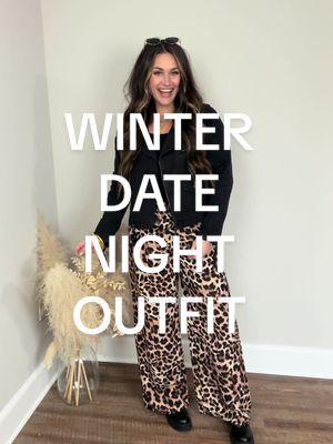 Date night outfit inspo 🖤✨ @Love, Sal Boutique  #fashiontok #tiktokfashion #ootn #datenightoutfit #datenightoutfitinspo #winterdatenightoutfit #leopardpants #leopardpantsoutfit 