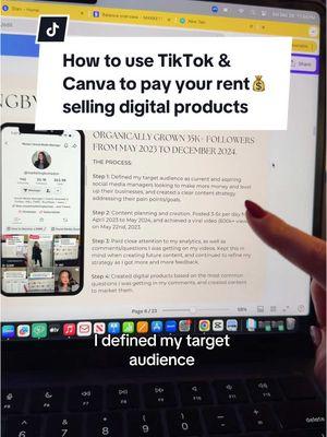 How to use TikTok and Canva to literally pay your rent!! This is the EXACT process I used to make $2k+ passively each month.💰👩🏻‍💻 If you want to learn how to set this up for your business, book a 1:1 coaching call with me 🔗 in my Stan store!! #socialmediamanager #socialmediamanagement #socialmediamanagerpricing #makemoneyonline #passiveincome #passiveincomeideas #digitalproducts #digitalproductsforbeginners #socialmediamanagerprices #beginnersocialmediamanager #marketingbymadyn #creatorsearchinsights 