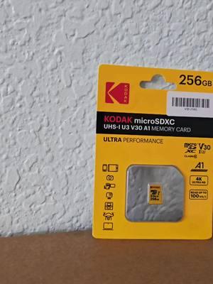 super fast Kodak SD card #memorycard #kodak #256gb #highspeed #microsdcard #class10 @KODAK Storage Devices Shop 