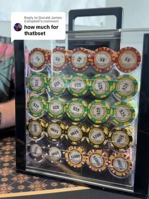 Replying to @Donald James Campbell check it out at Chipcave.com #poker #pokerchipsets #pokeraccessories #custompokerchips #pokernight #pokerlife #pokergame #pokerplayer #pokerlove #pokerfun #pokertable #pokerstars #pokerface 