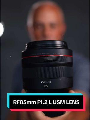 #canonexploreroflight @Sal Cincotta & the RF85mm F1.2 L USM lens! What lens do you like to use for capturing portraits? ⬇️ #canoncamera #photographygear