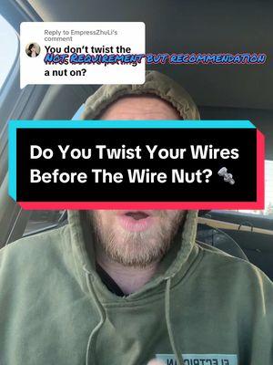 Replying to @EmpressZhuLi Pre-twist or not???  That’s the question into this video!!!  #wkhk #whackhack #thebasementking #residentialelectrician #journeymanelectrician #sparkylife⚡️💡 #masterelectrician #electriciansoftiktok #commercialelectrician #sparkylife⚡️ #fyp #tool #twist 