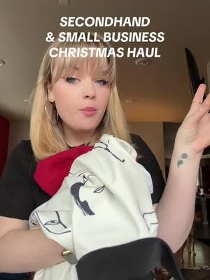 a very secondhand christmas!!! my family rlly ate this thank u sm 🥹 #christmashaul #christmas #secondhandfashion #secondhandchristmas #thriftedchristmas #christmasgifts #fashionhaul #SmallBusiness #smallbusinesshaul 