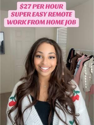 $27 an hour full-time super easy with benefits work from home job if you’re ready to start your work from home journey and you want an easy roll this is perfect for you. Check it out and apply! #remote #remotejob #remotejobs #wfh #wfhjob #wfhjobs #workfromhome #easy #easyjobs #easyremote #remotework #lazypeople #lazyjobs #lazyapproved 