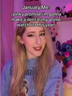 how many of you were able to make a dent in their anime watch list? or did your list grow even longer because there are just way too many good anime to watch and so little time? #anime #animetiktok #animefyp #animehumor #animememes #animegirl #anitok