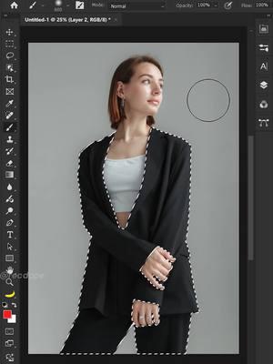 How to change black clothes color to red #photoshoptricks #design #graphicdesign #photoshop #photoshoptutorial #photography #adobephotoshop 