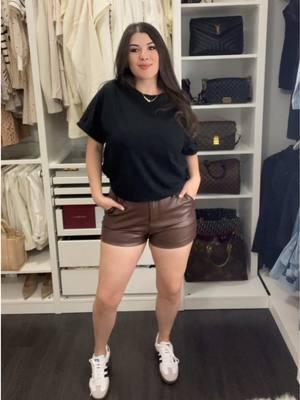 Leather shorts from @Milumia_Official link in bio! #milumia #amazon #amazonfinds #amazonmusthaves #amazonfashion #amazonvirtualtryon #viral #fyp #ugc #ugccreator 