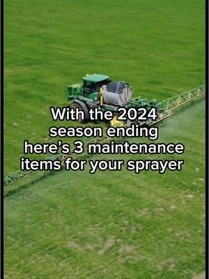 3 things we do every winter to our sprayers that others often over look! A little maintenance then can save you a whole lot of time and money later when you’re mid-season trying to spray.  Over the next month we’ll have videos of each of these maintenance items with tips to make the process easier for you! Make sure you follow along!  #fbn #farmers #spraying #farmtok #farming 