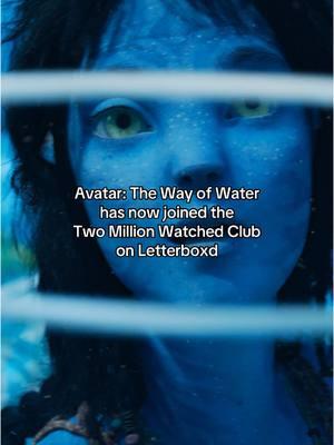 Avatar: The Way of Water has now joined the Two Million Watched Club on Letterboxd. 🌊 #letterboxd #twomillion #avatar #avatarthewayofwater #jamescameron #zoesaldana #neytiri #pandora #navi #fyp 