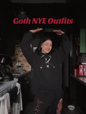 For the not so modest goths. #gothfashion #nyeoutfit #gothtok #winterfashion #diyfashion 