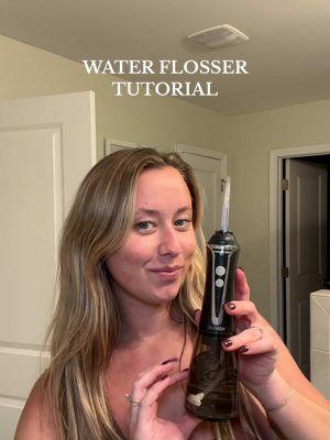 my new must have item for keeping my teeth clean and healthy is the @h2oflossUSA water flosser 🫧 click the link to shop while its on sale! #h2ofloss #h2oflossmiles #waterflosser #oralcare #tiktokshopholidayhual #newyearnewaura 