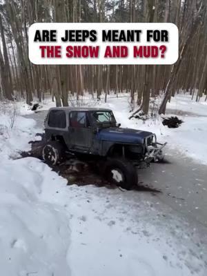 Do you think they are meant for snow and mud? @rockytvjosh #rubicon #wrangler #jeepwrangler #jk #jl #offroad #customjeep #bodykit #liftedjeep #jeepvideo #custom #liftedjeeps #moddedjeeps #mod #rockyoffroad #tank #liftkit #jeep #jeeps #mavelstudios #akspring #alaskaspring