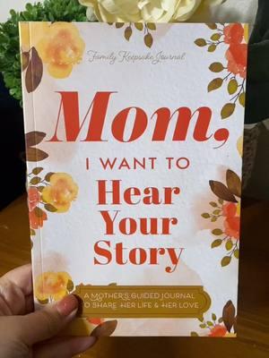 The best gift for mom. Mom I want to hear your story book#book#mom#momiwanttohearyourstory #momstory#parents #mombook##storybook#momstorybook#mama#mother#tiktokshopyearendsale 