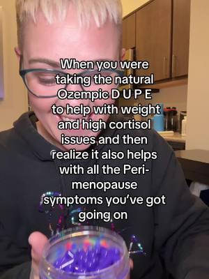 •	No pokes 	•	No nasty side effects 	•	No muscle fat loss What you feel: 	•	Feel fuller longer 	•	Quieted food noise 	•	Balanced blood sugar levels 	•	Reduced sugar cravings 	•	Balanced hormones 	•	Better mood 	•	More energy 	•	A healthier digestion 	•	Reduced compulsive behaviors #otakemypic #cortisol #hormonebalance #perimenopause #menopausesupport 