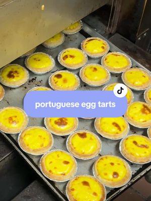 葡撻 Portuguese Egg Tarts. #葡撻 #portugueseeggtarts #chinesebakery #chicagobakery #chicagochinatown #chinatownsoldestbakery #portugueseeggtart 