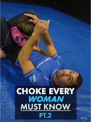 Choke every woman must know! #jiujitsu #jiujitsutips #martialarts #combatsports #bjj   