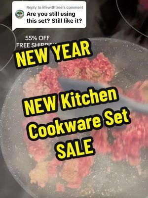 Replying to @lifewithtree I still use this set almost EVERYDAY! It’s AWESOME - Year End Sale 55% OFF & FREE SHIPPING SODAY 12pcs Pots and Pans Set Non Stick Kitchen Cookware Sets Indu... Sold by @SODAY #soday #sodaycookware #sodaypotsandpans #nonstickcookware #cookwareset #cookware #cookwaresets #nonstick #nonstickpans #nonstickpan #spotlightfinds #starcreatorcompetition #launchpadcompetition  #TikTokShopCreatorPicks #holidayhaul #NewYearNewAura #TikTokShopNewYearNewAura#TikTokShopLastChance