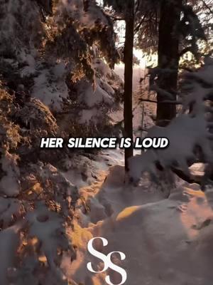 Her silence is loud #motivationforwomen #motivateher #inspireher #sparkinghersoul #silenceisloud #motivationalwomen #motivationalmessage #motivationalmoment #motivationalspeaker 