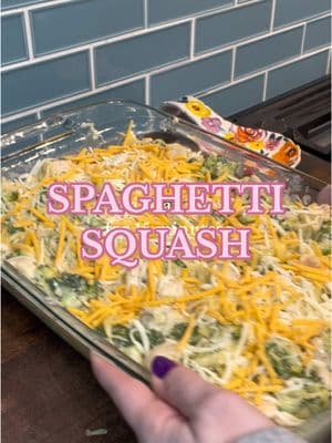 DAY 2 of healthy meal ideas is Chicken and Broccoli Spaghetti Squash Casserole. This is one of my favorite weeknight dinners. The creaminess of the of yogurt and cheese pairs great with the spasghetti squash and broccoli. It makes a large portion so I love having leftovers for busy weeknight dinners.   Ingredients: Spaghetti squash 2 chicken breasts, diced 1 onion 4 cloves of garlic  2 broccoli crowns  2 ounces cream cheese 1/4 cup broth  Mozzarella cheese Cheddar cheese Fresh basil (optional)  1/2 cup of Greek yogurt  #healthymealideas #healthymealprep #mealprepideas #healthydinnerideas #spaghettisquash #weeknightdinner #healthyeatinghabits #chickenandbroccoli #DinnerIdeas  #creatorsearchinsights 