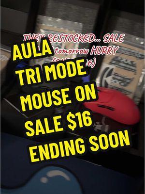 W sale grab it before its price goes back #aula #tiktokshopfinds #trimodeconnectivity #techtok #aulasc580 #wirelessmouse #techreview #trimodemouse #saleendssoon #aulamouse #halfoffsale 