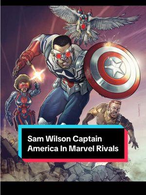 Sam Wilson Captain America in Marvel Rivals #marvelrivals #samwilson #captainamerica #redwing #vanguard #duelist #romansempire