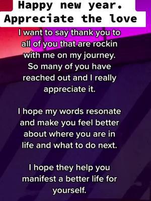 Happy new year!  Appreciate the love I want to say thank you to all of you that are rockin with me on my journey. So many of you have reached out and I really appreciate it. I hope my words resonate and make you feel better about where you are in life and what to do next. I hope they help you manifest a better life for yourself. #mayyouattract #claimit #sunnyv_image #sunnyv_manifest #affirmationspositives #onthisday 