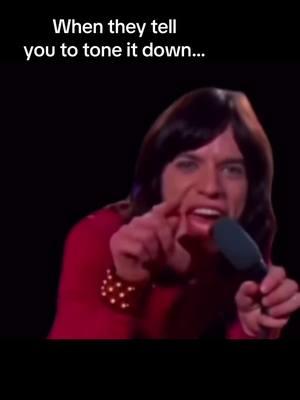 When you tell a woman to calm down or tone it down a notch … #bahaha #lmao #genx #rollingstones #youcantalwaysgetwhatyouwant #🤣🤣🤣  