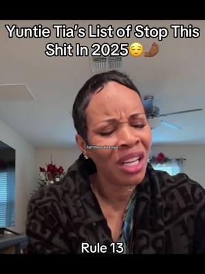 Yuntie Tia’s List of Stop This Shit In 2025😌🤌🏾 Rule 13 #iamtherealamaya #tiakemp #tiakemplive #tia #yuntie #yuntietia #spendthatshit #spendit @yuntietiaback 