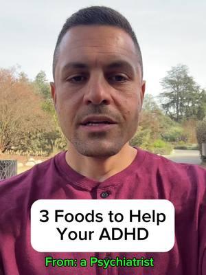 Here are three foods you should be incorporating into your diet on a regular basis if you have ADHD.  #adhd #add #adhdtiktok #adhdinwomen #adhdawareness #diet #nutrition #MentalHealth #mentalhealthmatters #MentalHealthAwareness 