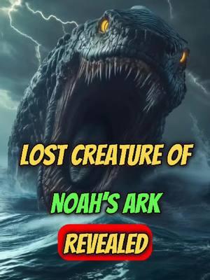 The Lost Creature of Noah’s Ark Revealed. #NoahsArk #Leviathan #BiblicalMystery #GreatFlood #BibleStories #MysteryUncovered #LegendaryCreatures #ArkOfNoah #AncientLegends #storytime 