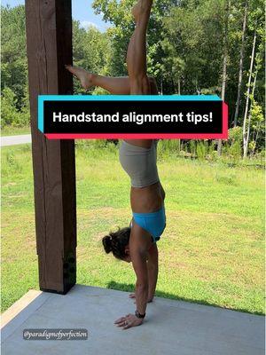 How to improve your handstand alignment!
 
 Train with me in the Paradigm of Perfection + Train app!  2025 Jumpstart your 2025 fitness goals with a challenge inside the app with weekly challenges to focus on the basics to help you reach your goals the rest of the year! Challenge runs from Jan 5th to Feb 1, 2025.
 
 Fit: @PTULA | code*: LAURA
 Supps: @Legion Athletics          | code*: LAURA
 *I do make a small commission when my code/link is used, which helps me make more content for you! ❤️
 
 © 2024 Paradigm of Perfection, LLC
 
 #workouttok #workout #handstand #calisthenics #handstandtutorial #handstandtips #handstandalignment #fyp 