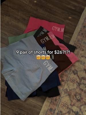 9 pair of shorts for $26?!?!🤯🤯 #shorts #workoutshorts #stretchyworkoutshorts #seamlessshorts #TikTokShopLastChance #TikTokShopNewYearNewAura #spotlightfinds #TreasureFinds #FallDealsForYou  #TTSTakeover #giftguide  #TTSDelightNow #giftsforher #TikTokShopCreatorPicks #TikTokShopYearEndSale #WinterWardrobeRefresh  