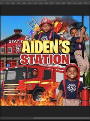 Aiden’s Statiom!🔥🚨🚒👨🏾‍🚒 Firefighter themed graphics #extraordinaireaffairs #extraordinaireaffairsllc #graphics #graphicdesigns #graphicdesigner #photoshop #howtousephotoshop #firefightergraphics #firefighterdesign #firefighterthemedparty 