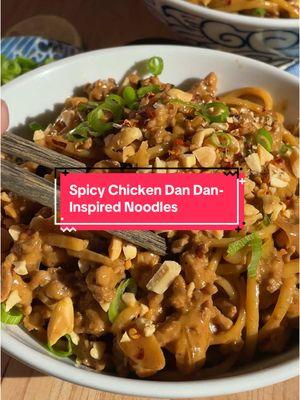 These Spicy Chicken Dan-Dan Inspired Noodles from my second book, The Comfortable Kitchen, are one of my favorite cozy recipes and would make a great meal to ring in the New Year with! They’re spicy, saucy and made even better by adding some homemade dumplings into the mix 🍜  Ingredients: Ground Chicken Thighs Baby Bok Choy Linguine Pasta (I use gluten free noodles) Chili Paste (I use Mother in Law brand original) Avocado Oil Shallot Garlic Cloves Chili Flakes  Kosher Salt  White Pepper Five-spice Powder  Sichuan Peppercorns Coconut Aminos  Rice Vinegar Fish Sauce Tahini  Green Onions Roasted Peanuts Full recipe is on page 85 of The Comfortable Kitchen! #creatorsearchinsights #mustmake #noodles #dandannoodles #nye 