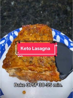 Easy Keto Lasagna! One of my favorite! So easy and totally hits the spot! #ketolasagna #easyketo #quickketo #ketodinner #ketorecipes #ketodiet #lowcarbtortillas #tortillalasagna #ketohack 