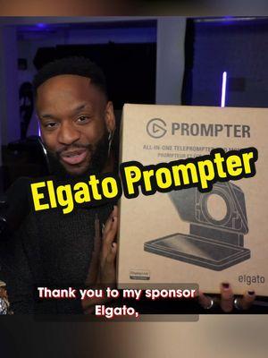 New video on YouTube showing off the @Elgatogaming Prompter! is a very special product that has so many uses for content creators for script reading, displaying your Twitch chat, and acts as an additional computer monitor!  I unboxed it on my YouTube channel LINK IN BIO #ELGATO #twitch #twitchstreamer #contentcreator #pcsetup #GamingSetup #gaming #production #twitchtips #streamingtips 