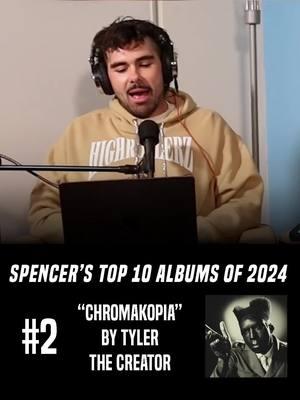 Chromakopia by Tyler the Creator is Spencer’s 2nd best album of 2024 🔥 #tylerthecreator #chromakopia #tyler #losangeles #la #frankocean #earlsweatshirt #oddfuture #kendricklamar #aoty #albumoftheyear #bestmusic #2024 #recap #kendricklamar #hiphop #rap #randb #endofyear #podcast 