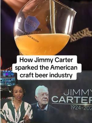 While we're honoring our nation's 39th president, beer lovers can raise a glass to him as well. Many people might not know that Jimmy Carter is a huge reason why our beer scene in Massachusetts is bustling.  #nbc10boston #boston #massachusetts #beer #samadams #jimmycarter #history #news #didyouknow #video #fyp 