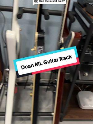 Replying to @cbscbc  Finally A Guitar Stand That Fits ML Bodys!  #Dimebag #Hellbag #DeanML #GuitarStand #Guitarrack #guitarholder #guitarhanger #Tiktokguitarstand #guitartech #Strich 