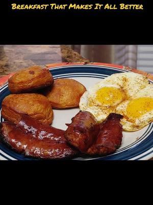 There's Just Something About Breakfast That Makes It All Better.  #chef #tasty #breakfast #tasty  #breakfastrecipes #creolefood #joy #taste #soulfood #highlight #yumm #yum #soulful #follow #cajun #joy  #followerstiktok #getyousome #breakfastideas #delicious #yummy 