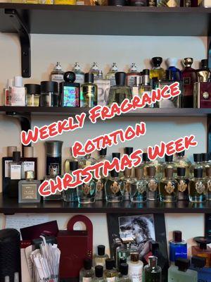 My Weekly Fragrance Rotation CHRISTMAS Week #fragrancetiktok #mensfragrance #colognetiktok #fragrancewardrobe #fragrancerotation 