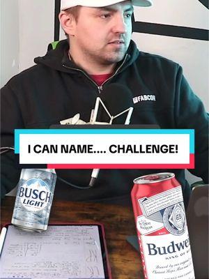 Can he name 18 Beers? 🤣🍻 #icannamegame #beers #beerbrands #beertime #wisconsin #wisconsincheck #drinkingbeer #usa #america #podcast #shotofwisco 