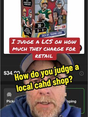 I judge a LCS on how much they charge for #retail #sportscards. What about you? #sportscardstiktok #thehobby #thebreakinggillboys 